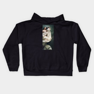 Female nude sleeping Kids Hoodie